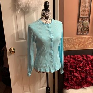 Small petite Tabi Baby Blue Cardigan